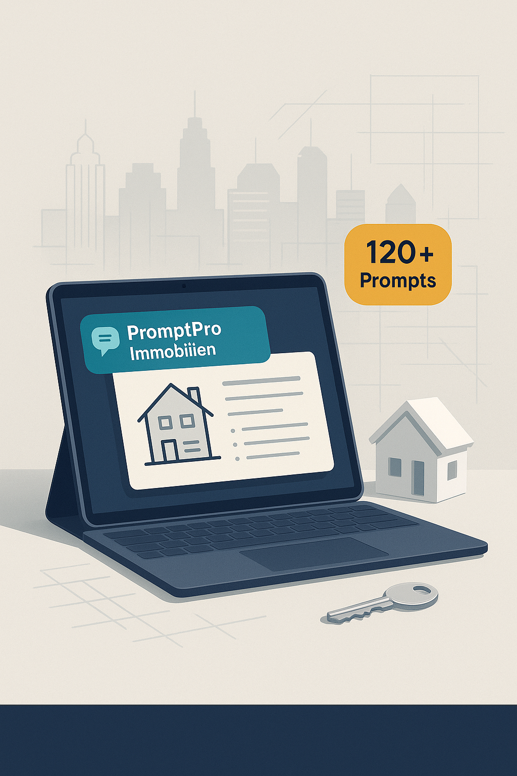 PromptPro Immobilien – KI-Prompt-Paket für Makler | Exposés, Anzeigen, E-Mails & Scripts